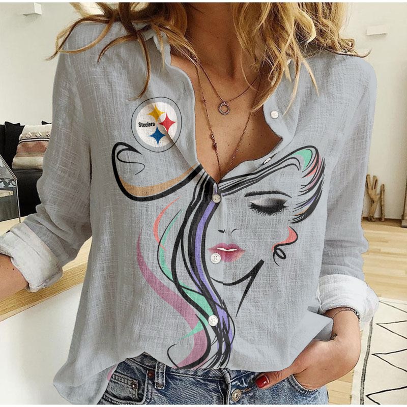 Pittsburgh Steelers Women Shirt Side View