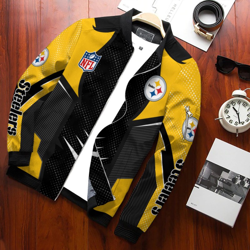 Stylish Pittsburgh Steelers Bomber Jacket