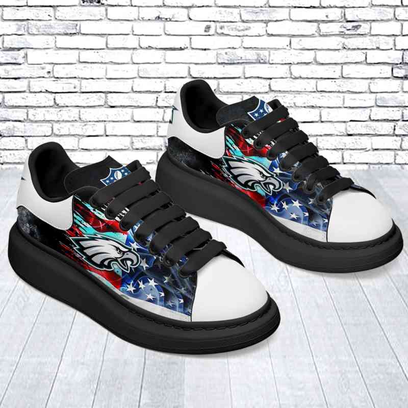 Philadelphia Eagles MQ Sneakers Back View