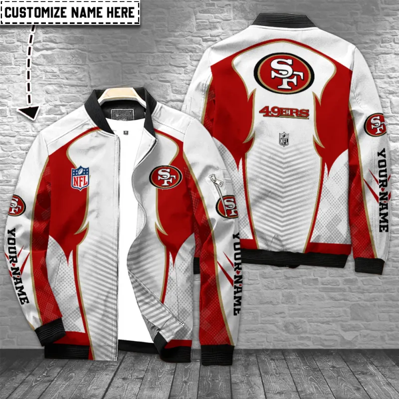 San Francisco 49ers Personalized Bomber Jacket