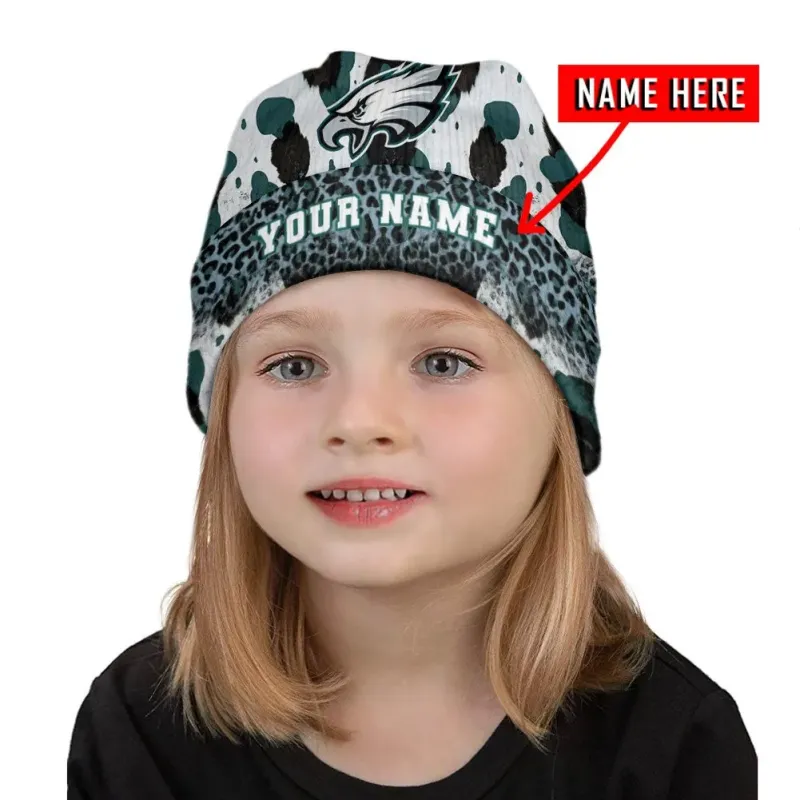 Philadelphia Eagles Personalized Wool Beanie