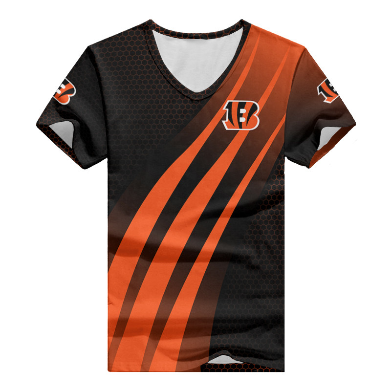 Cincinnati Bengals Summer V-neck Women's T-shirt