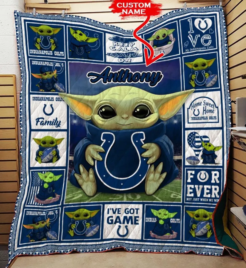 Cozy Indianapolis Colts Quilt