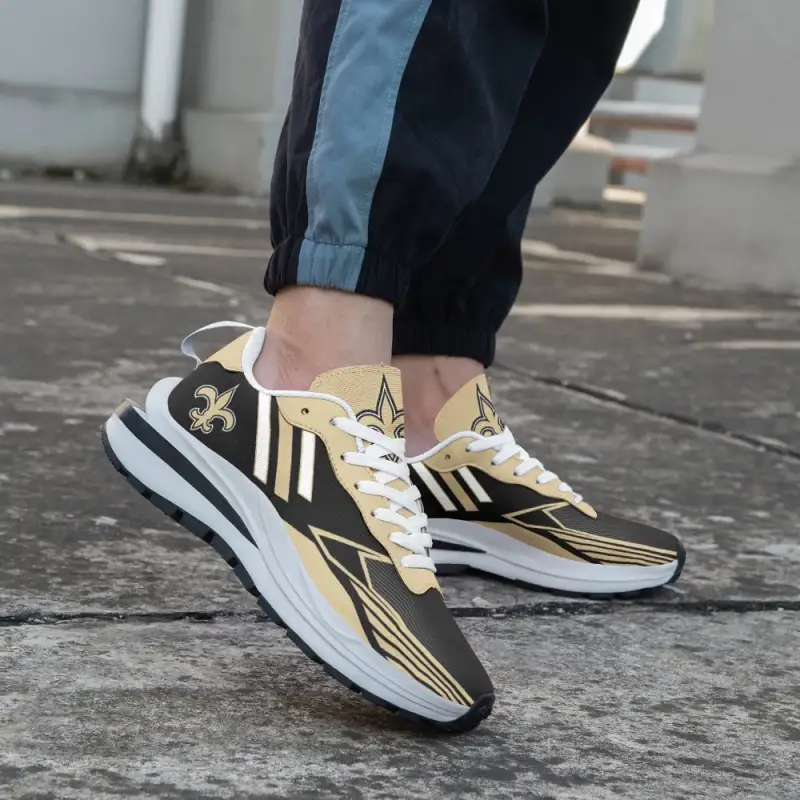 New Orleans Saints Sneakers - Close-up