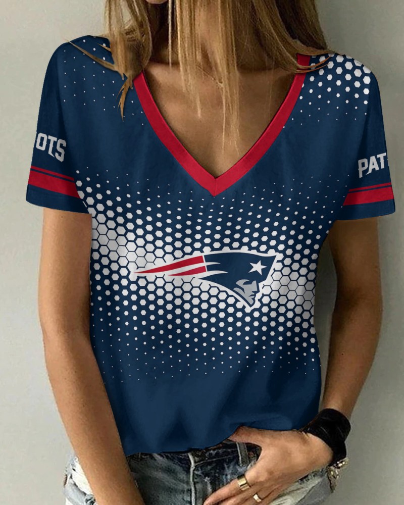 New England Patriots Summer T-shirt Front View