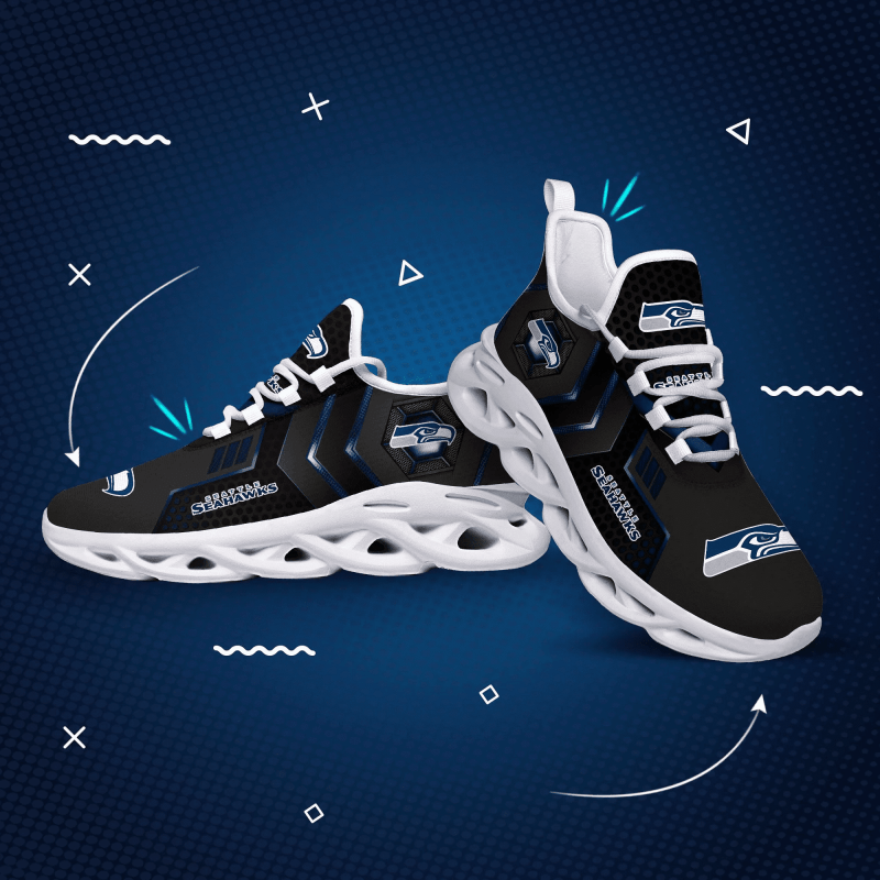 Seattle Seahawks Yezy Running Sneakers 192 6 Seattle Seahawks Yezy Running Sneakers 192