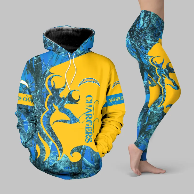 Los Angeles Chargers Leggings and Hoodie