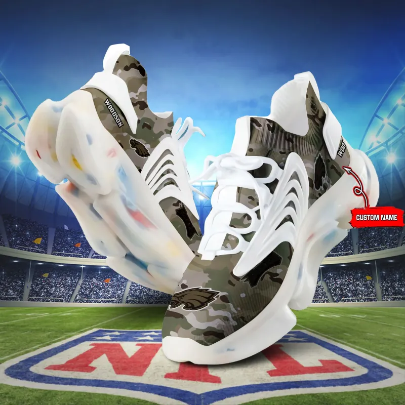 Philadelphia Eagles F68 Sport Camo Shoes