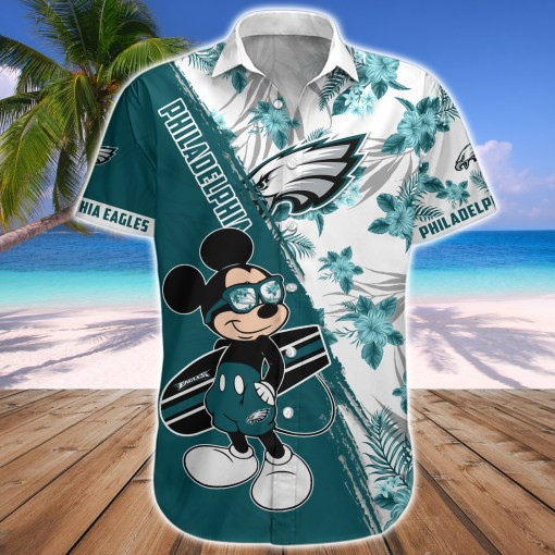 Philadelphia Eagles Button Shirt - Front View
