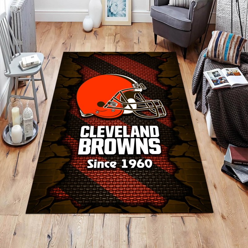 Cleveland Browns Living Room Rug