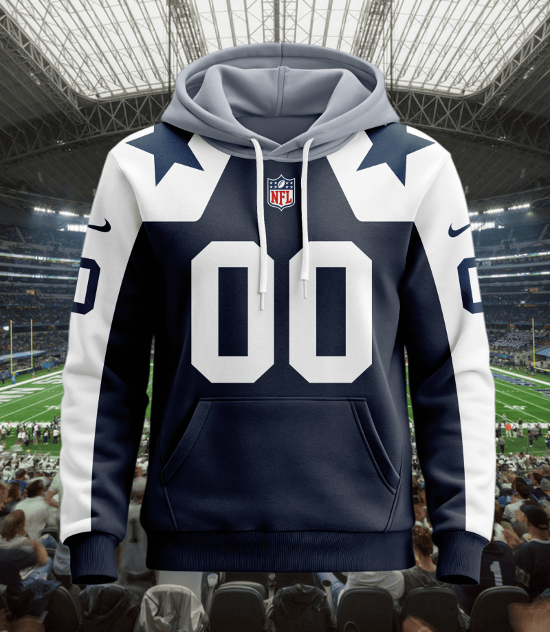 Personalized Dallas Cowboys Football Hoodie