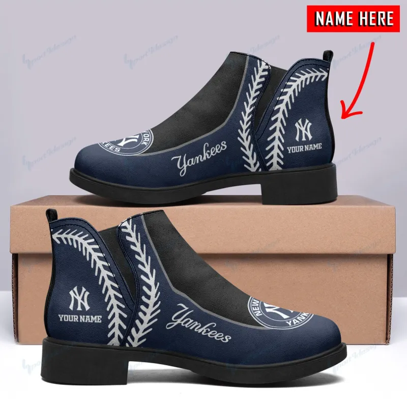 New York Yankees Personalized Comfort & Fashion Short Boots