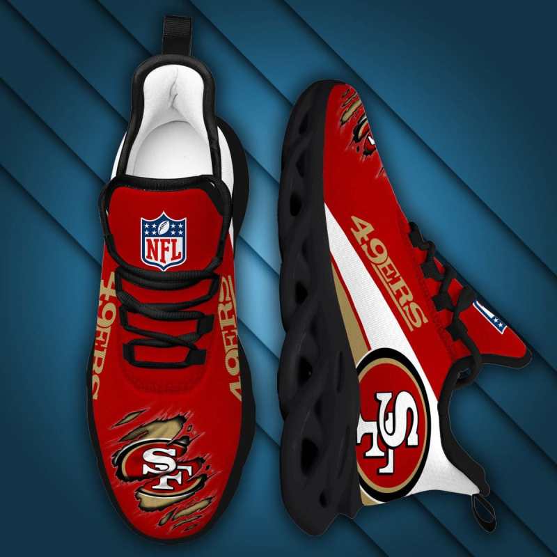 San Francisco 49ers Yezy Running Sneakers Lifestyle