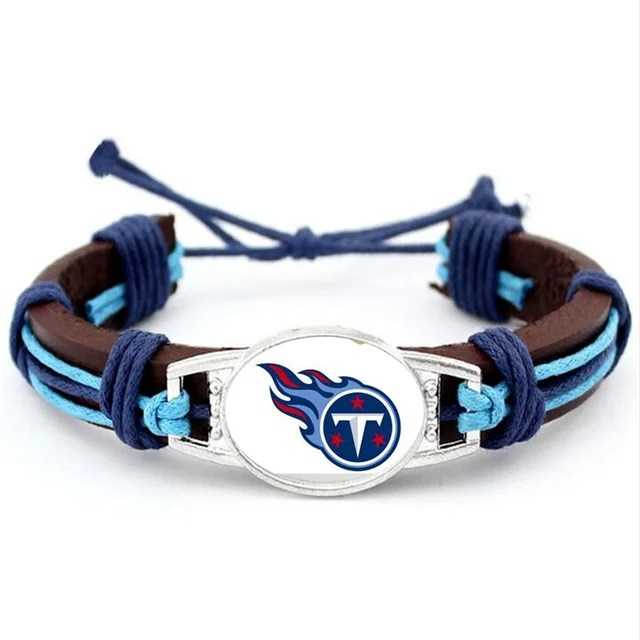 Tennessee Titans Leather Bracelet