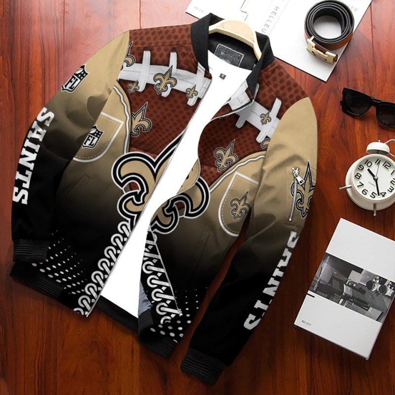 New Orleans Saints Bomber Jacket Design 2