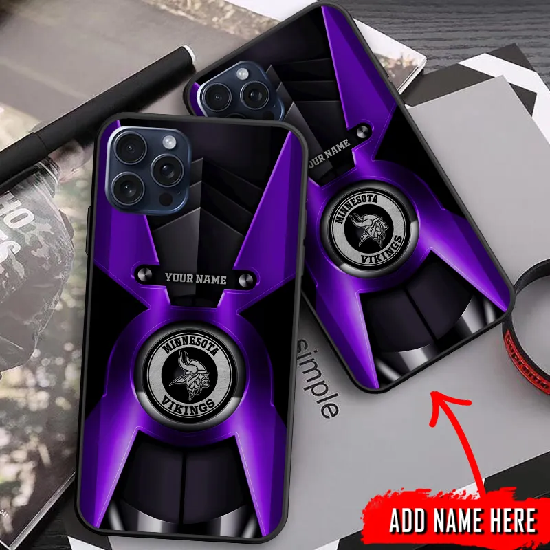 Minnesota Vikings Personalized Phone Case - Image 2