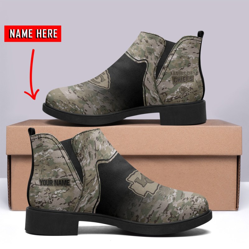 Kansas City Chiefs Personalized Short Boots