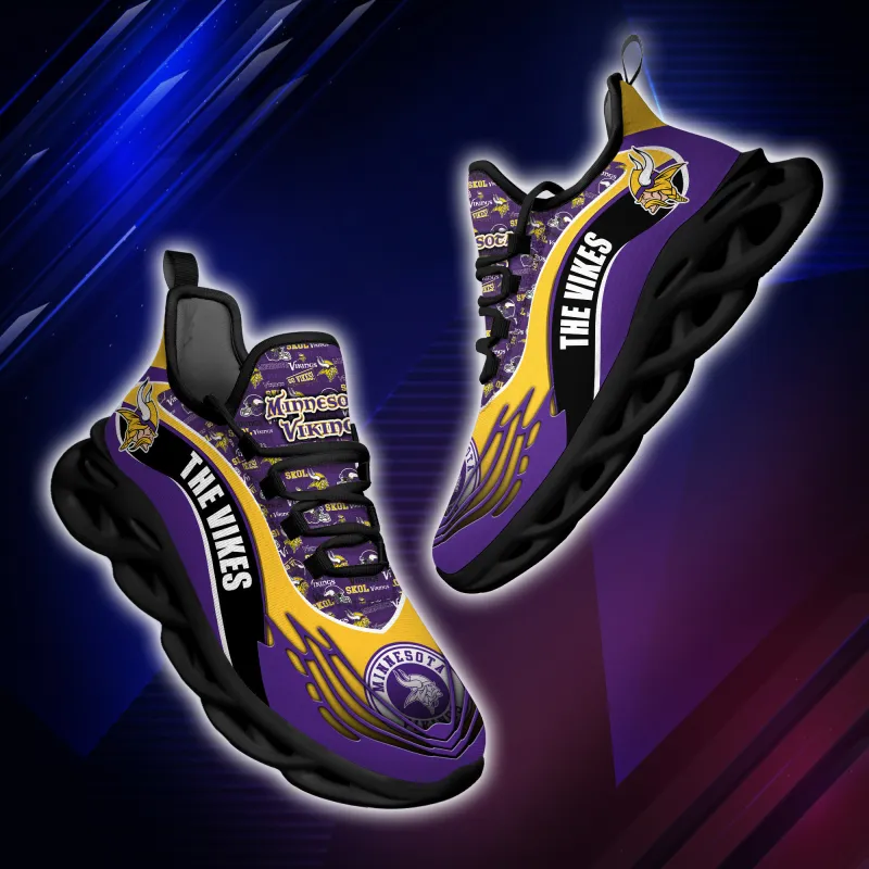 Minnesota Vikings Yezy Running Sneakers BB177 8 Minnesota Vikings Yezy Running Sneakers