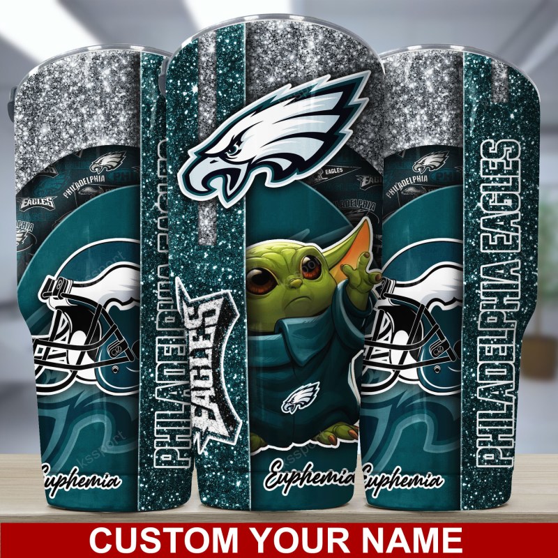 Philadelphia Eagles Personalized Tumbler