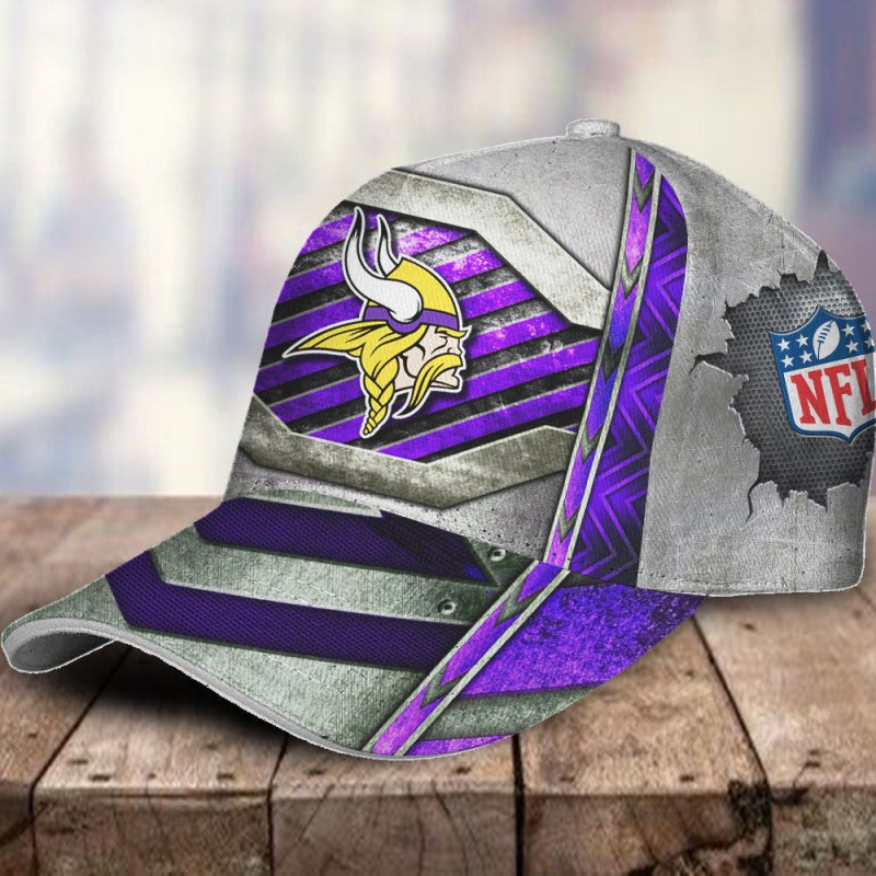 Best Unisex Minnesota Vikings Classic Cap - Side View