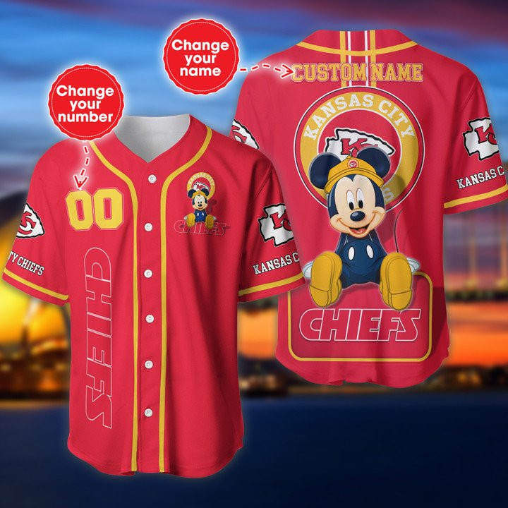 Kansas City Chiefs Baseball Jersey