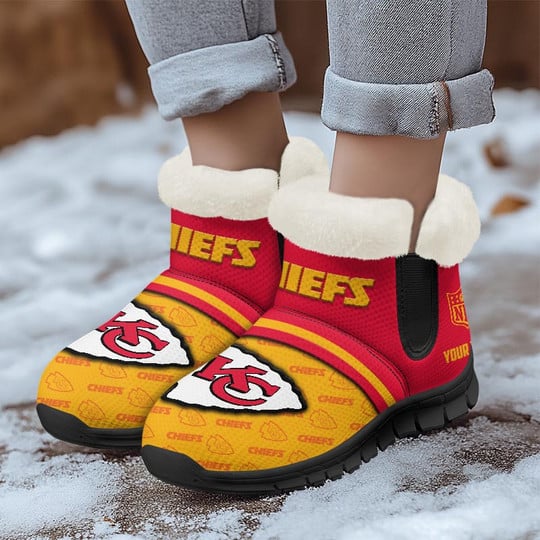 Kansas City Chiefs Winter Snow Boots