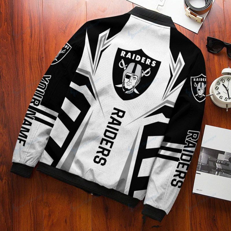 Las Vegas Raiders Personalized Bomber Jacket