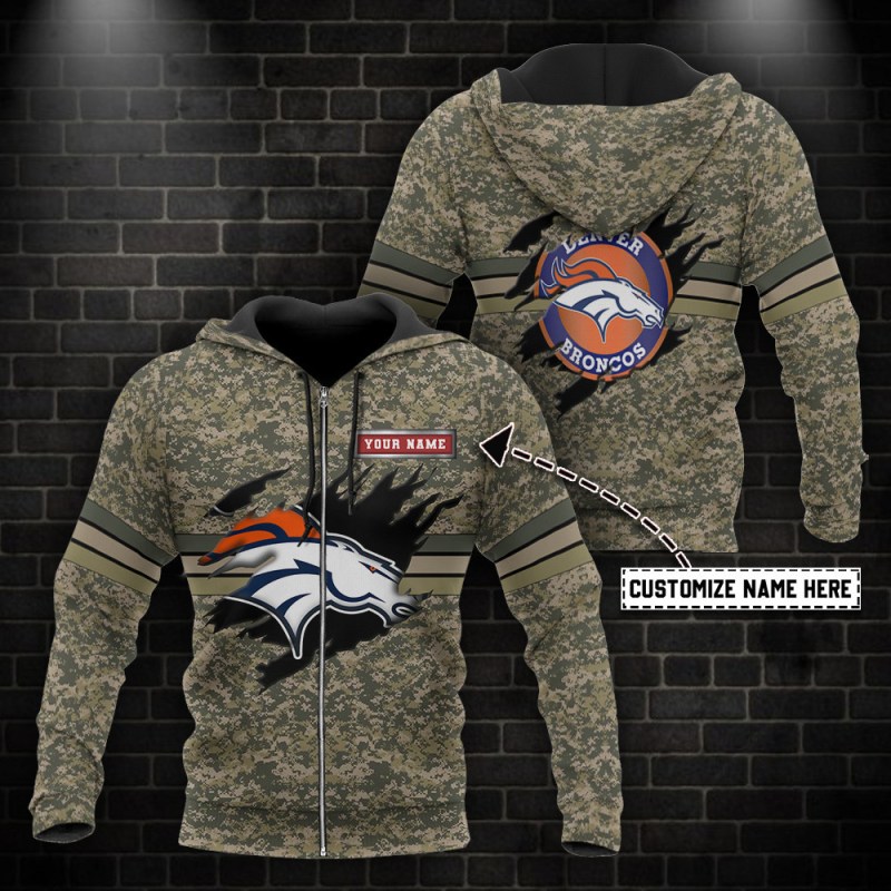 Denver Broncos Personalized Hoodie