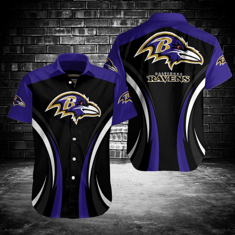 Baltimore Ravens Button Shirt Sizing Chart