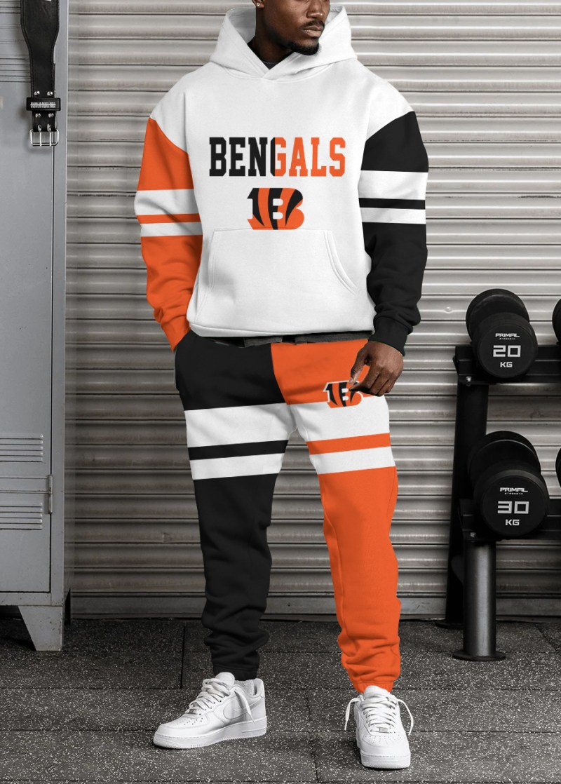 Cincinnati Bengals Hoodie and Sweatpants Set