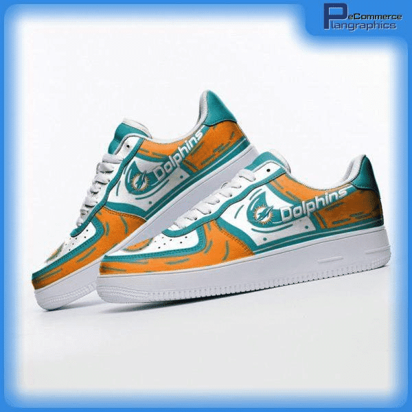 Miami Dolphins Air Force 1 Sneaker