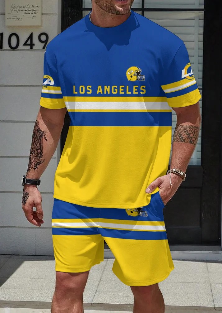 Los Angeles Chargers T-Shirt and Shorts