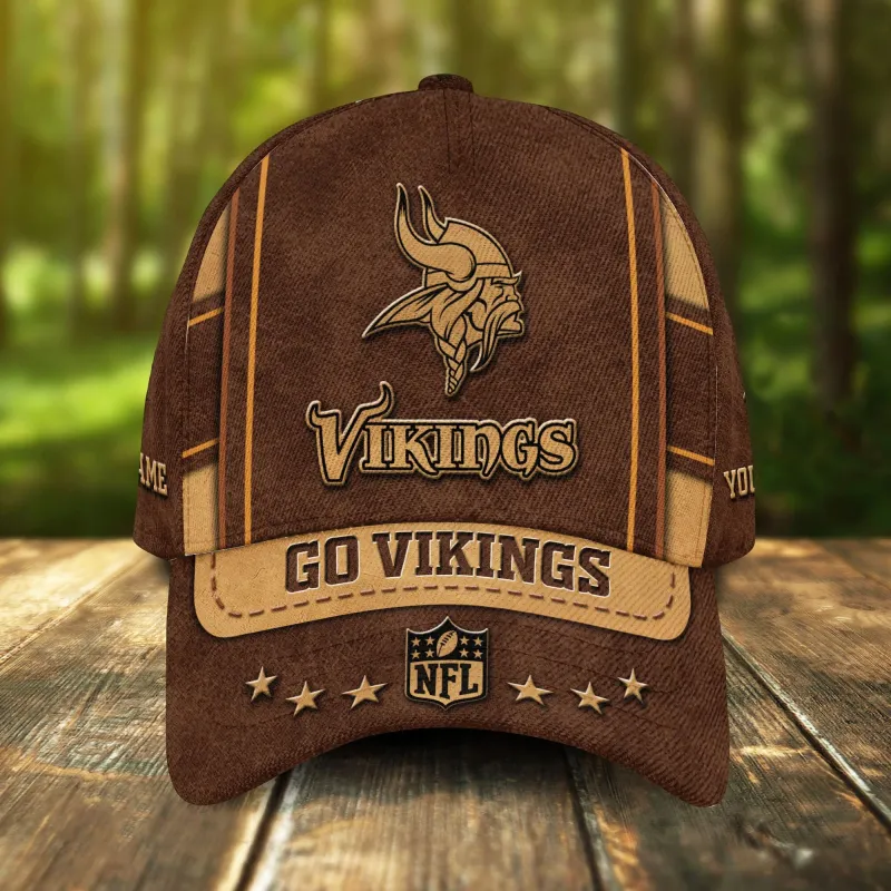 Minnesota Vikings Personalized Classic Cap