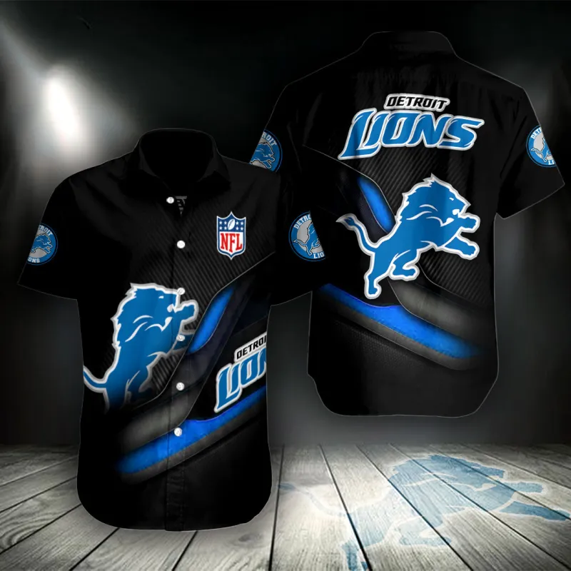 Detroit Lions Button Shirt Size Chart