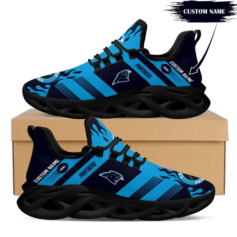 Carolina Panthers Personalized Sneakers