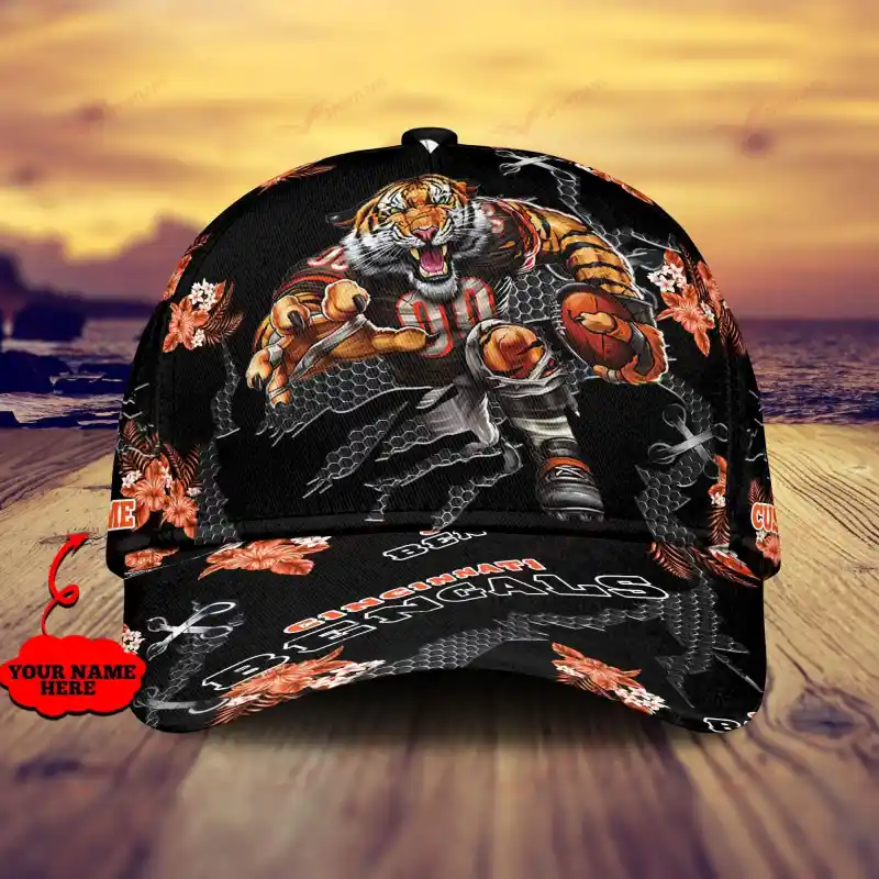 Cincinnati Bengals Personalized Classic Cap 1