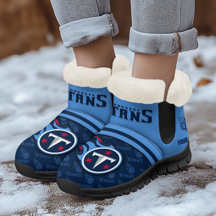 Tennessee Titans Comfy Winter Snow Boots