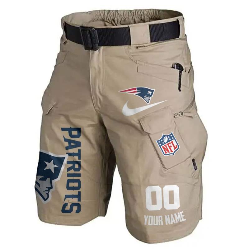 New England Patriots Front Pockets Men Shorts