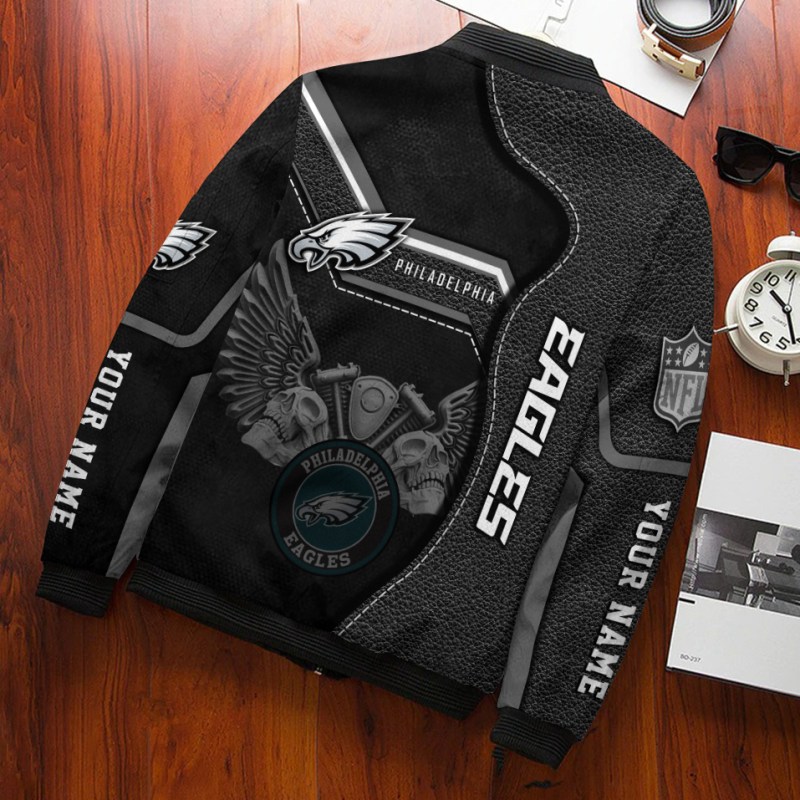 Philadelphia Eagles Bomber Jacket Features