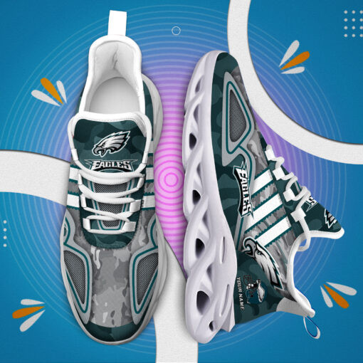 Personalized Yezy Sneakers for Eagles Fans