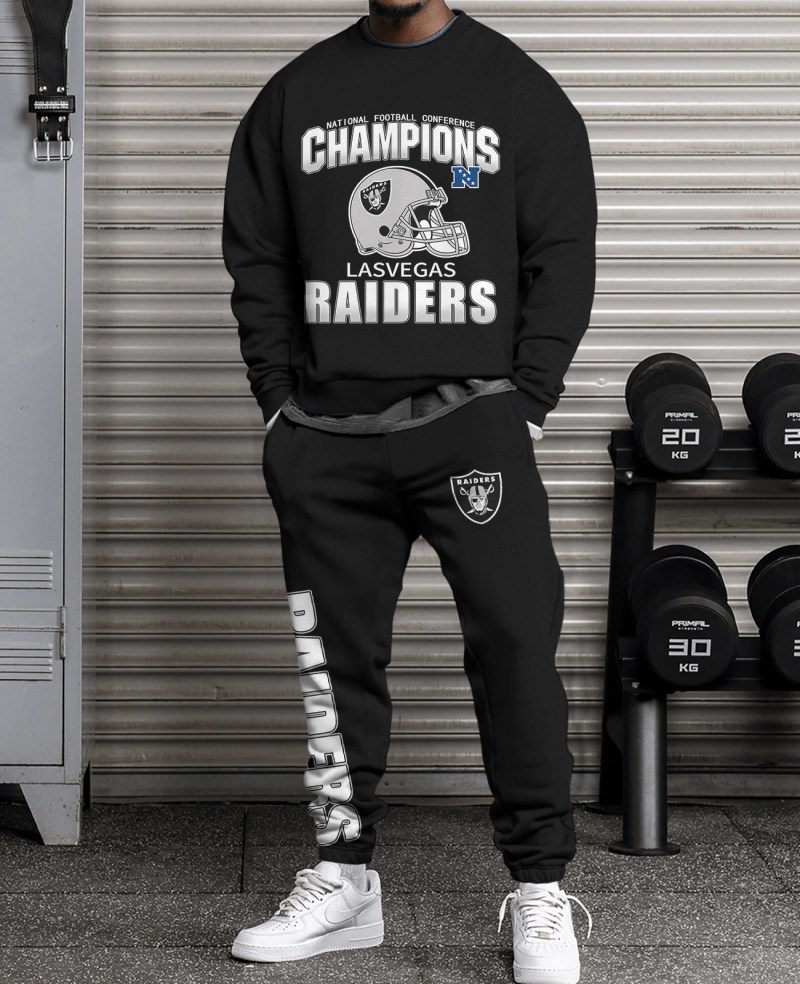 Las Vegas Raiders 3D Sweatsuit and Sweatpants