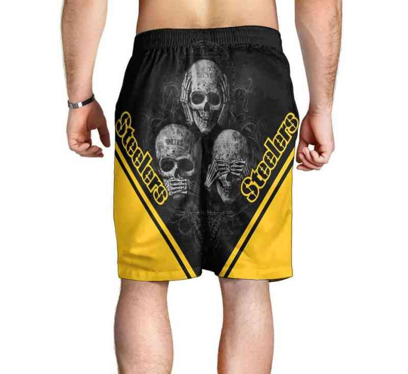 Pittsburgh Steelers Men Shorts Back