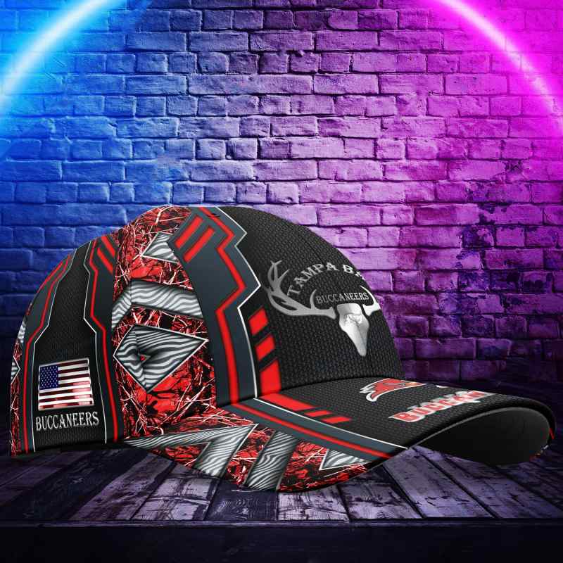 Tampa Bay Buccaneers Personalized Cap Side View