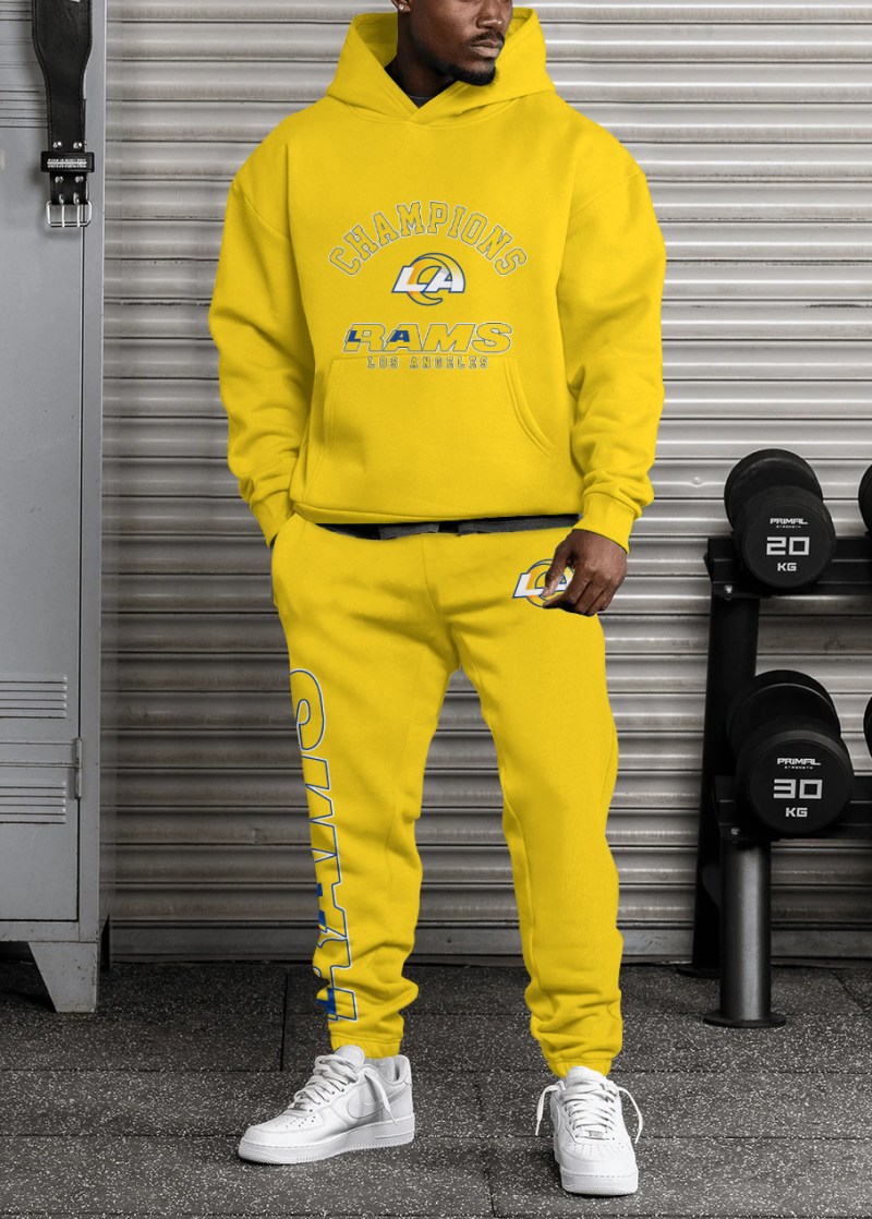 Los Angeles Rams Hoodie and Sweatpants Set