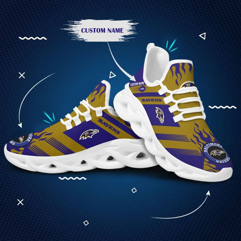 Baltimore Ravens Personalized Sneakers