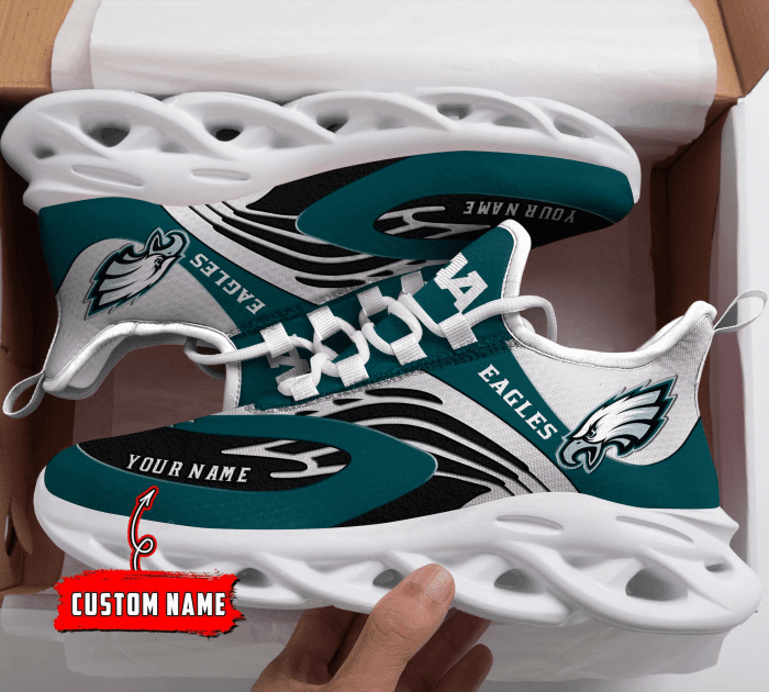 Philadelphia Eagles Yezy Running Sneakers