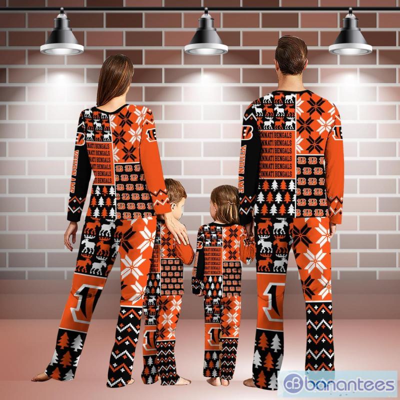 Cincinnati Bengals Pajamas Set Christmas Gift for Family
