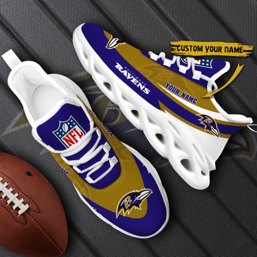 Baltimore Ravens Yezy Running Sneakers