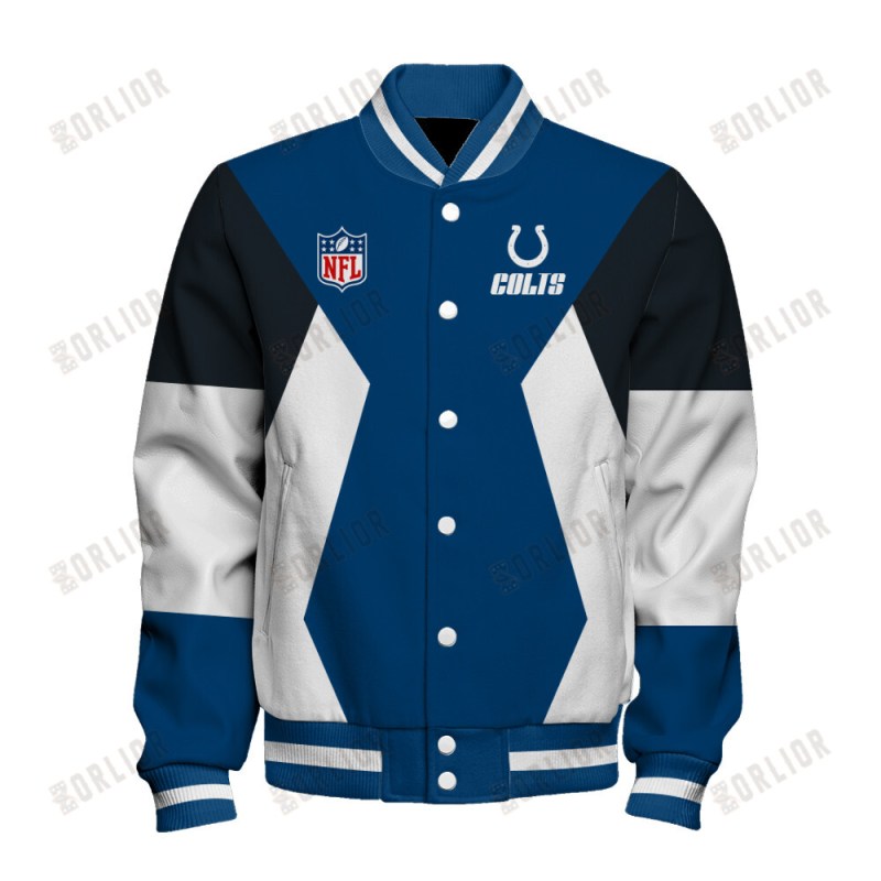 Indianapolis Colts Varsity Jacket Image 2