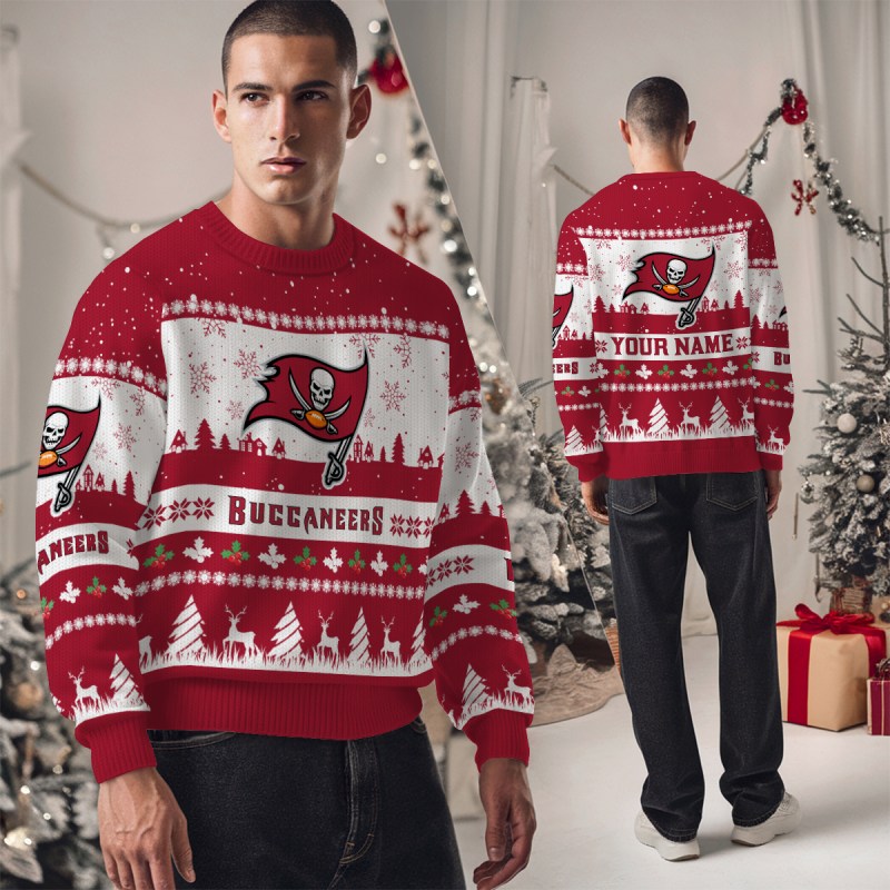 Tampa Bay Buccaneers Ugly Christmas Sweater Studio